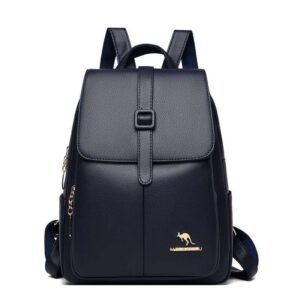 Leather backpack