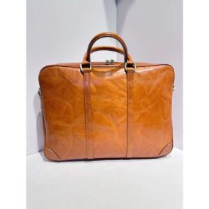Leather laptop bag