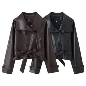 Stylish leather jacket